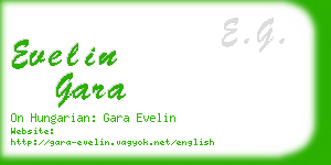 evelin gara business card